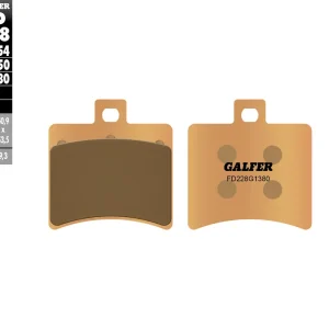 Akční Cena GALFER brzdové destičky KH298 sintrované SCOOTER barva zlatá skútr