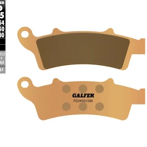 Profesionální GALFER brzdové destičky KH324 sintrované SCOOTER barva zlatá skútr