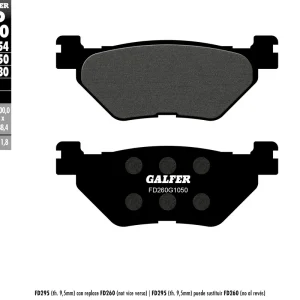 Finální Výprodej GALFER brzdové destičky KH319 polokovové SCOOTER
