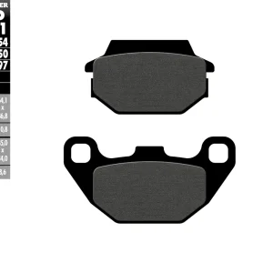 GALFER brzdové destičky KH305 polokovové Moderní