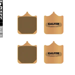 Nejlepší Volba GALFER brzdové destičky KH322/4 sintrované barva zlatá STREET (BREMBO přední)