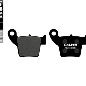 Bezpečná Platba GALFER brzdové destičky KH346 polokovové
