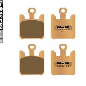 Ověřený GALFER brzdové destičky KH369/4 sintrované barva zlatá STREET