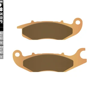 Oblíbený GALFER brzdové destičky KH375 sintrované barva zlatá