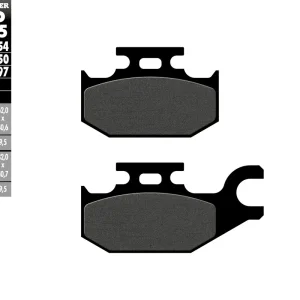 GALFER brzdové destičky KH413 polokovové Víkendová Akce