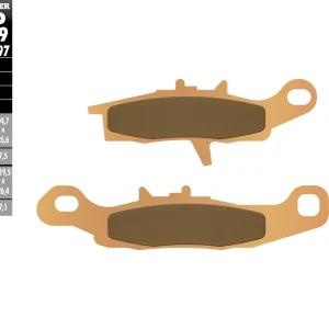 Doprava Zdarma GALFER brzdové destičky KH342 sintrované levý barva zlatá ATV přední KAWASAKI/SUZUKI