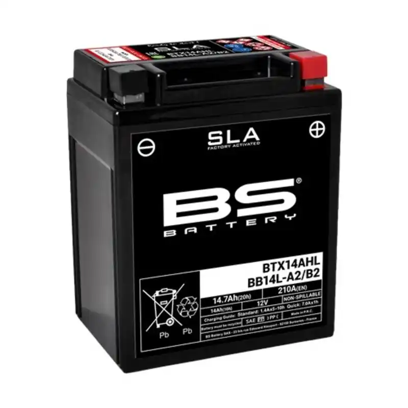 Celosvětová Doprava Baterie BS-Battery KAWASAKI GPZ 900 R Ninja rok 84-99