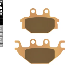 GALFER brzdové destičky KH377 sintrované barva zlatá ATV Výhodná Nabídka