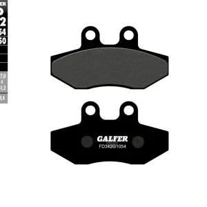 Akce GALFER brzdové destičky KH393 polokovové skútr YAMAHA/ MBK