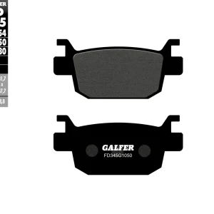 Cenová Bomba GALFER brzdové destičky KH415 polokovové skútr