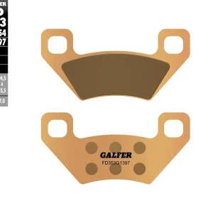 GALFER brzdové destičky KH395 sintrované barva zlatá ATV Luxusní