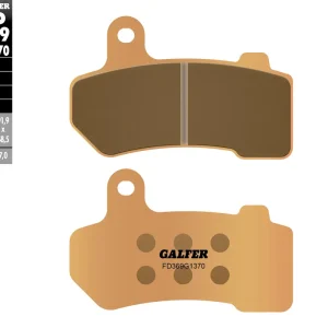 GALFER brzdové destičky KH409 sintrované barva zlatá STREET HARLEY DAVIDSON Hit Sezóny