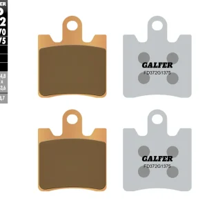Značkový GALFER brzdové destičky KH423/4 sintrované barva zlatá sport
