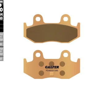 GALFER brzdové destičky KH411 sintrované barva zlatá skútr Aktuální
