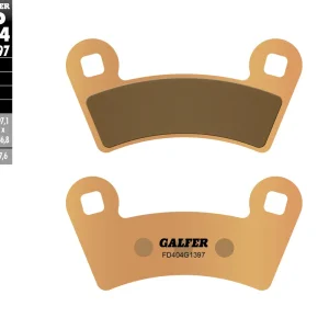 Celosvětová Doprava GALFER brzdové destičky KH456 sintrované barva zlatá ATV POLARIS přední