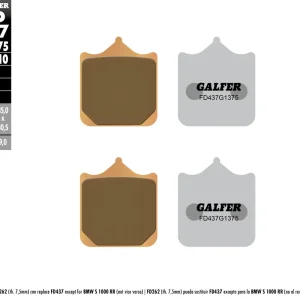 GALFER brzdové destičky KH604/4 sintrované barva zlatá sport Nakupujte Hned