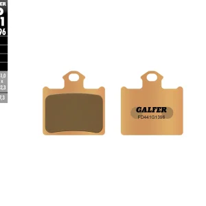 GALFER brzdové destičky KH602 sintrované barva zlatá OFF ROAD Autentický