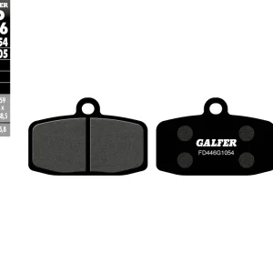 Akce GALFER brzdové destičky KH612 polokovové