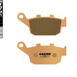 GALFER brzdové destičky KH496 HONDA sintrované barva zlatá STREET Zlevněný