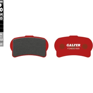 Časově Omezené GALFER brzdové destičky KH644 polokovové TRIAL, GAS GAS, MONTESA, osa, HONDA RED (přední)