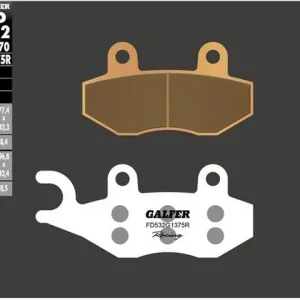 GALFER brzdové destičky KH197 sintrované barva zlatá závodní Akční Nabídka
