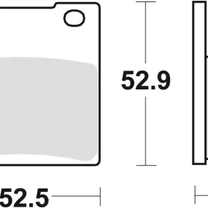Hit Sezóny TRW ZF brzdové destičky KH63 sintrované STREET KAWASAKI ZX7R 96-02, ZXR 750 89-95, ZRX 1100 / 1200 96-04, ZX12R / ZZR 1200 00-06, zadní