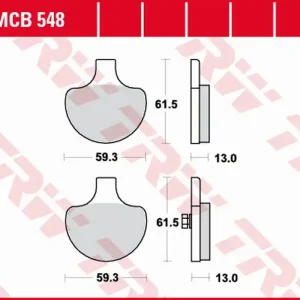Nejlepší Volba TRW ZF brzdové destičky KH094 organické HARLEY-DAVIDSON 883/1000/1100/1200/1340/1450/1584/1800 85-09 přední