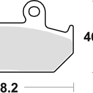 TRW ZF brzdové destičky KH124 KH412 sintrované STREET HONDA VT 600 SHAdoW 88, NX 650 doMINATOR 90-94, VFR 750 86-87, CBR 1000 F 87-88, přední Cenová Bomba