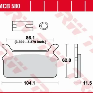 Prémiový TRW ZF brzdové destičky KH201 organické HARLEY-DAVIDSON FLT ELECTRA GLIDE/HERITAGE/TOUR/ULTRA CLASIC 1340 86-99 zadní