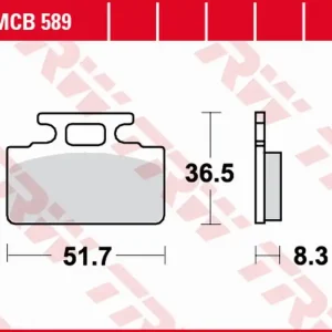 Celosvětová Doprava TRW ZF brzdové destičky KH151 organické HONDA ZB 50 MONKEY 88-91, NH 125 LEAD 86-88, SYM CINDERELA 50/125 99-02, MIO 50 05-, přední HONDA RS 125R 88-, NS 250 89-90, RS 250R 94-97 zadní
