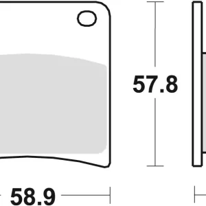 TRW ZF brzdové destičky KH146 organické SUZUKI GSXF 600 / 750 88-97, VX 800 90-95, GSXF 1100 88-96, GSX 1100 G 91-93, přední/zadní Akce