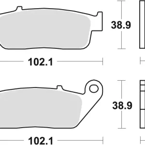Top Prodej TRW ZF brzdové destičky KH142 organické BMW C-EVOLUTION 14-, C 650 11-, SUZUKI BURGMAN 650 04-, přední