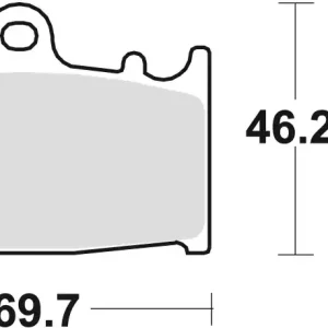 TRW ZF brzdové destičky KH158 organické KAWASAKI ZZR 600 90-05, ZXR 750 89-95, KLZ 1000 VERSYS 12-18, ZZR 1100 90-01, VN 1700 09-17, VN 2000 04-10, SUZUKI GSR 600 06-10, GSF 650 07-16, GSX 650 08-16, SV 1000 03-08, GSF 1250 07-17, přední Zlevněný