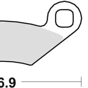 Akce TRW ZF brzdové destičky KH159 organické POLARIS OUTLAW 450 08-10, sportSMAN 500 08-, sportSMAN 600 / 700 02-06, sportSMAN 800 05-11, RANGER 800 08-, přední/zadní