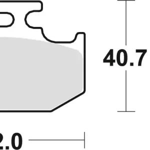 TRW ZF brzdové destičky KH152/2 sintrované OFFROAD KAWASAKI KX 125 89-94, KLX / KX 250 89-95, KLX 650 93-01, SUZUKI RM 125 / 250 89-95, DR 250 88-00, RMX 250 89-98, DR 350 90-99, DR 650 96-00, YAMAHA DT 125 04-06,, WR 250 94-97, YZ 250 90-97, zadní Nová Kolekce