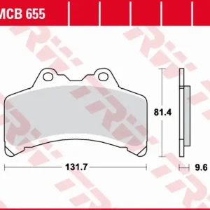Cenově Výhodný TRW ZF brzdové destičky KH191 organické YAMAHA GTS 1000 93-99 přední