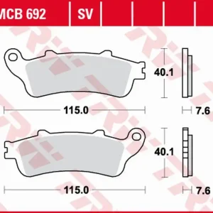 TRW ZF brzdové destičky KH142 sintrované STREET HONDA ST 1100 PAN EUROPEAN 96-02, NTV/NX 650 88-97, SUZUKI AN 650 BURGMAN 04-19 přední Hromadná Objednávka