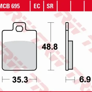 Nakupujte Hned TRW ZF brzdové destičky KH260 ECO organické CPI GTR 50/200 03-, GTR 125 03-14, GILERA ocelKER 125 97-06, PIAGGIO FLY 100 06-, PEUGEOT SPEEDFIGHT 50 96-09, TWEET 125 13-, SYM SYMPHONY 125 10-, zadní