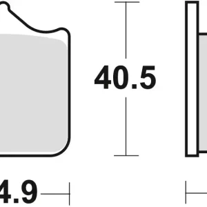 TRW ZF brzdové destičky KH322 sintrované STREET APRILIA RSV 1000 MILE / R / TUONO 01-11, KTM 690 SM / SMC 07-16 950 SUPERMOTO 05-08 990 SMT / SMR 08-13, TRIUMPH 1050 SPEED TRIPLE 08-15, přední Sleva