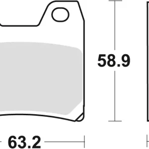 TRW ZF brzdové destičky KH348 organické YAMAHA FZS 1000 FAZER 01-05, XJR 1300 02-16, zadní Objednat Nyní