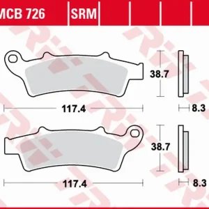Hromadná Objednávka TRW ZF brzdové destičky KH324 organické APRILIA ATLANTIC 125 03-, SCARABEO 125 04-10, ATLANTIC 200 02-05, SCARABEO 200 07-12, KYMCO PEOPLE 125 10-, PEUGEOT LOOXOR 125/150 02-06 přední