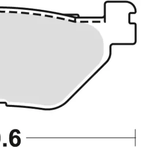 Sezónní Sleva TRW ZF brzdové destičky KH319/2 organické YAMAHA TDM 900 02-14, XV 950 13-, XT 1200 s 10-, FJR 1300 01-, XVS 1300 07-16, XV 1700 03-16, XV 1900 06-16, zadní