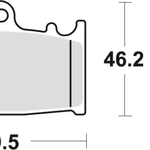 Akční Nabídka TRW ZF brzdové destičky KH366 organické SUZUKI VL 1500 INTRUDER 01-08, zadní