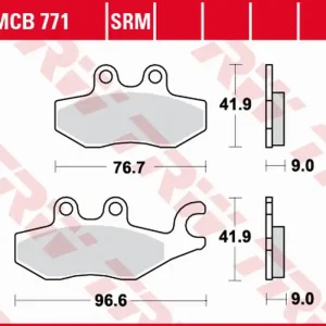 Nakupujte Hned TRW ZF brzdové destičky KH418 organické PIAGGIO BEVERLY 125 10-, MEDELEY 125 16-, MP3 125 09-12, X7 125 08-12, XEVO 125 07-, MEDELEY 150 16-, MP3 500 09-, TYŁ, PIAGGIO X9 125 06-07, X10 500, X10 350 12-, přední/zadní