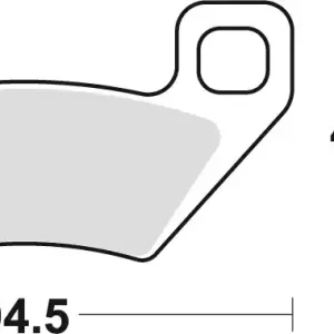 Expresní Doručení TRW ZF brzdové destičky KH395 sintrované OFFROAD ARCTIC CAT ATV 300 10-, TRV 450 11-, TBX / TRV 500 05-, PROWLER 700 08-, TRV 1000 09-, přední/zadní