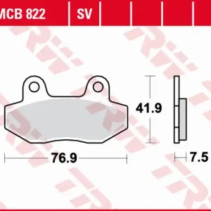 Top Prodej TRW ZF brzdové destičky KH086 sintrované STREET HYOSUNG GT 03-17, GV 125 00-17, XRX 99-14, GT 250 04-14, GT 650 04-, GV 650 04-10, SYM WOLF CLASIC 125 04-07 přední