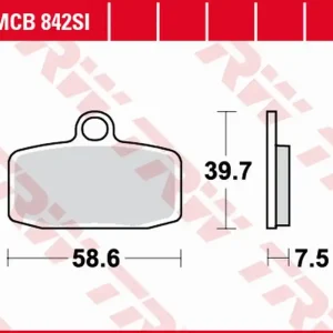 Nová Kolekce TRW ZF brzdové destičky KH612 sintrované OFFROAD GAS GAS TXT 125/250/280/280 12-, HUSQVARNA TC 85 14-, KTM E-SM/SX/XC FREERIDE ELECTRIC 14-, SX 85 12-, FREERIDE 250R 14-, FREERIDE 350 12-17, SHERCO ST 80/125/250/290/350 13-14 přední
