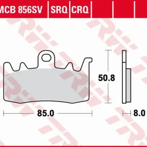 TRW ZF brzdové destičky KH630 karbonové závodní BMW R 1200R/RS 14-18, S 1000XR 17-, R 1200GS/ADV 13-18, R 1250R/RS 19-, DUCATI 899/959 PANIGALE 14-19, 959 SUPERsport 17-, MULTIstrada 1200/1260 15-, MONSTER 1200 14-, přední Nízká Cena