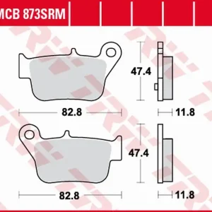 Nejlepší Cena TRW ZF brzdové destičky KH628 sintrované SYM MAX SYM 400 11-, MAX SYM 600 14-, zadní