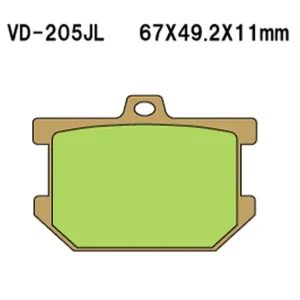 VESRAH brzdové destičky KH34 sintrované barva zlatá YAMAHA SR500 76-81, XS,XV vyrobeno v Japonsku Velkoobchod